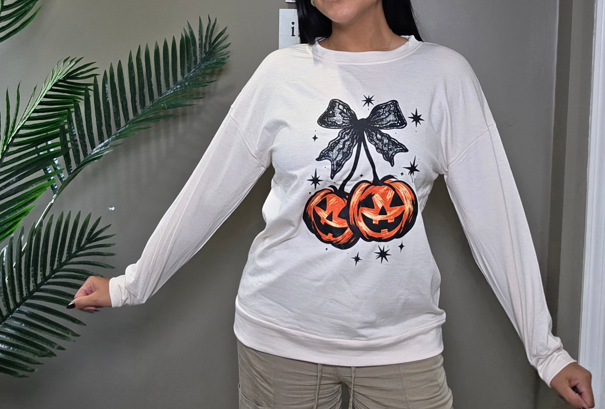 Halloween-themed sweatshirt
