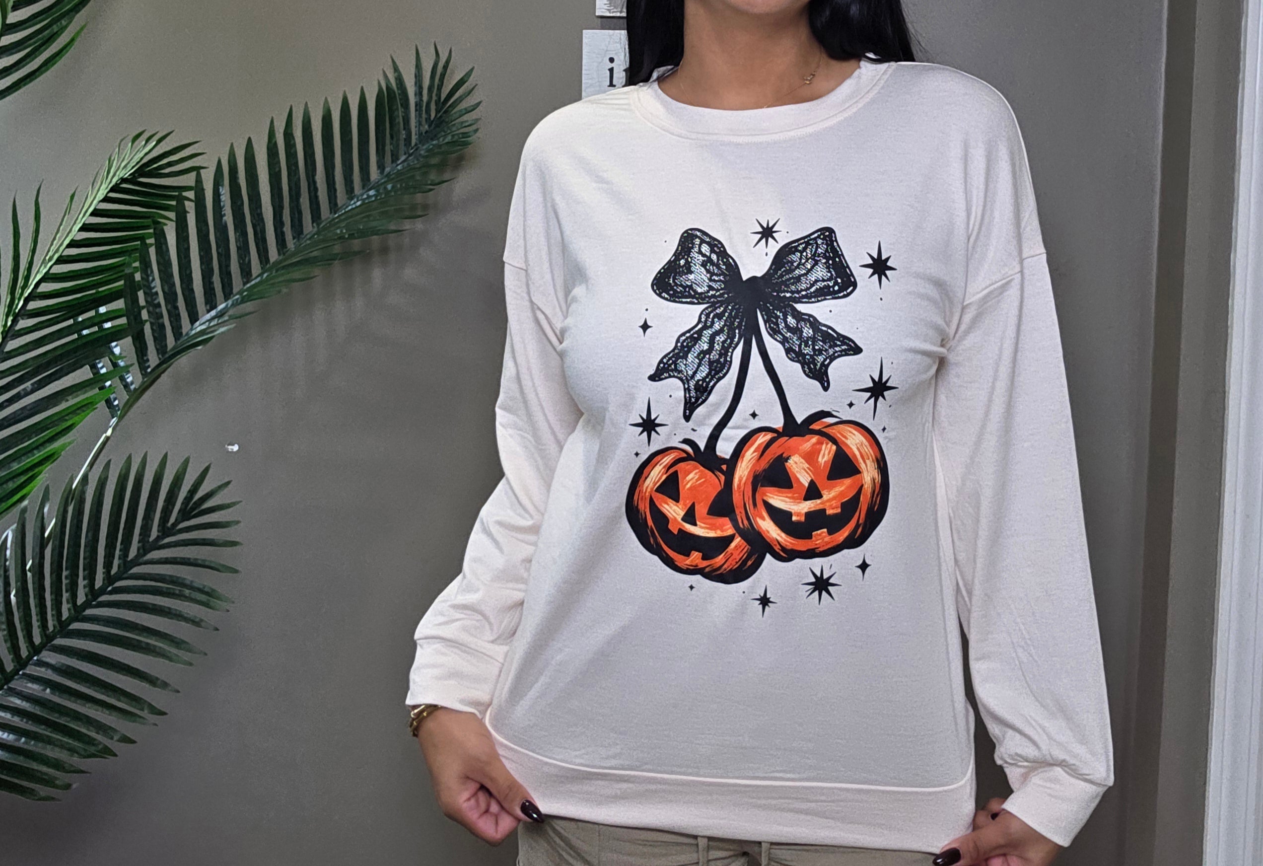 Halloween-themed sweatshirt