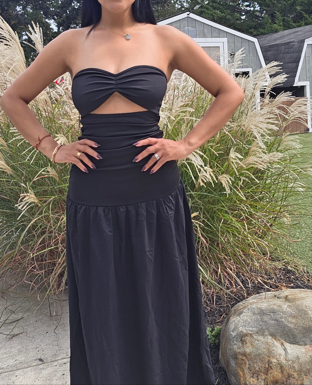 Cutout Bustier Beach Summer Dress
