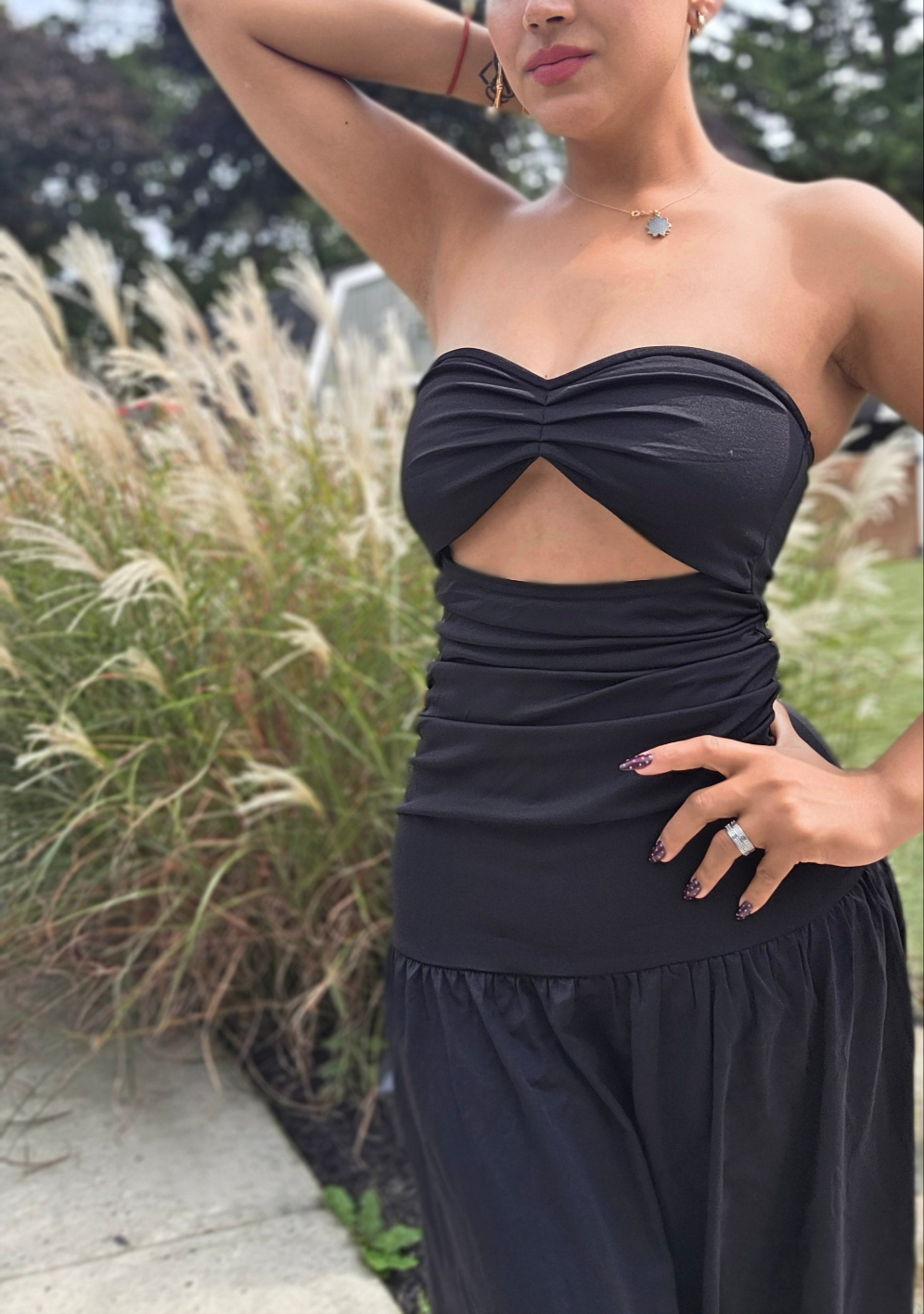 Cutout Bustier Beach Summer Dress