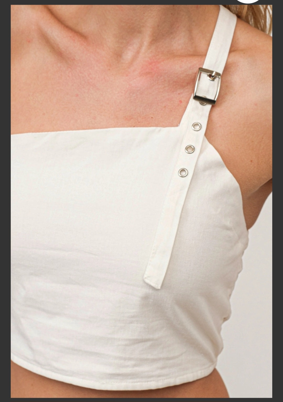 Linen Cotton Crop Top Set