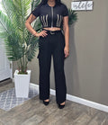Ema 2 Piece Knit Set Top and Pants