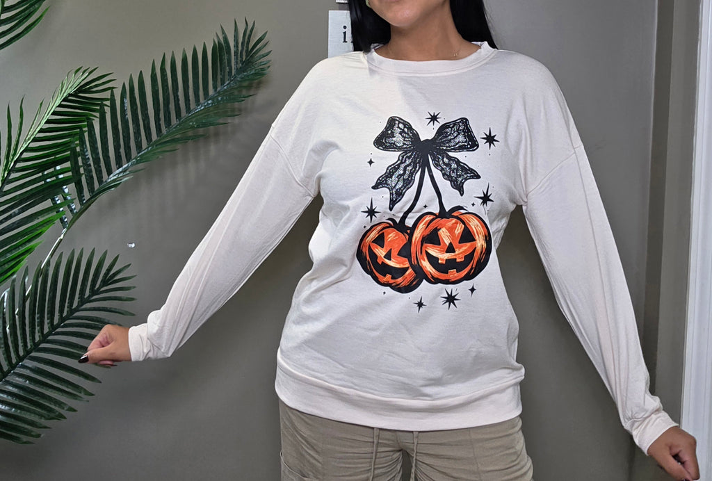Halloween-themed sweatshirt