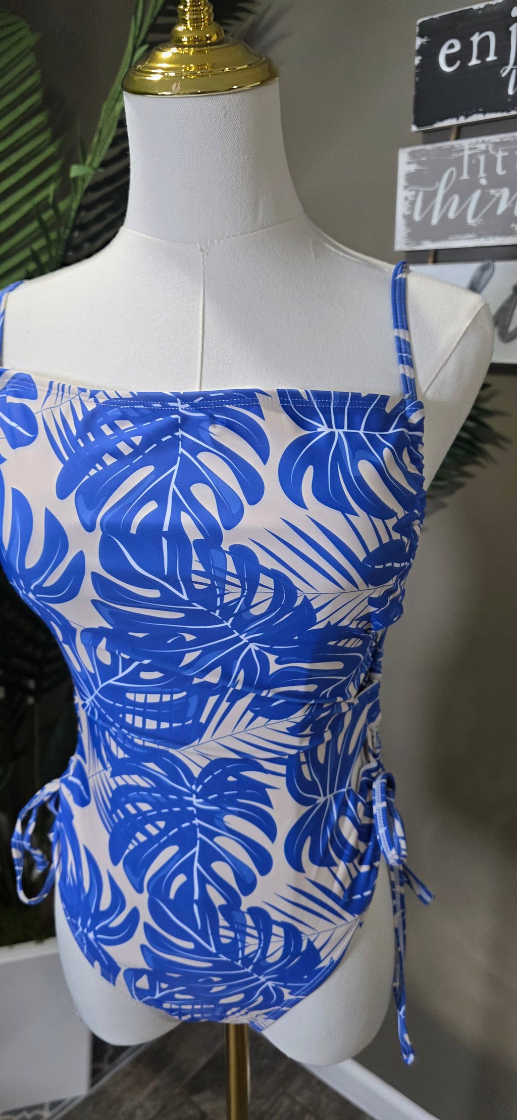 Blue Tropic One-Piece Swimsuit