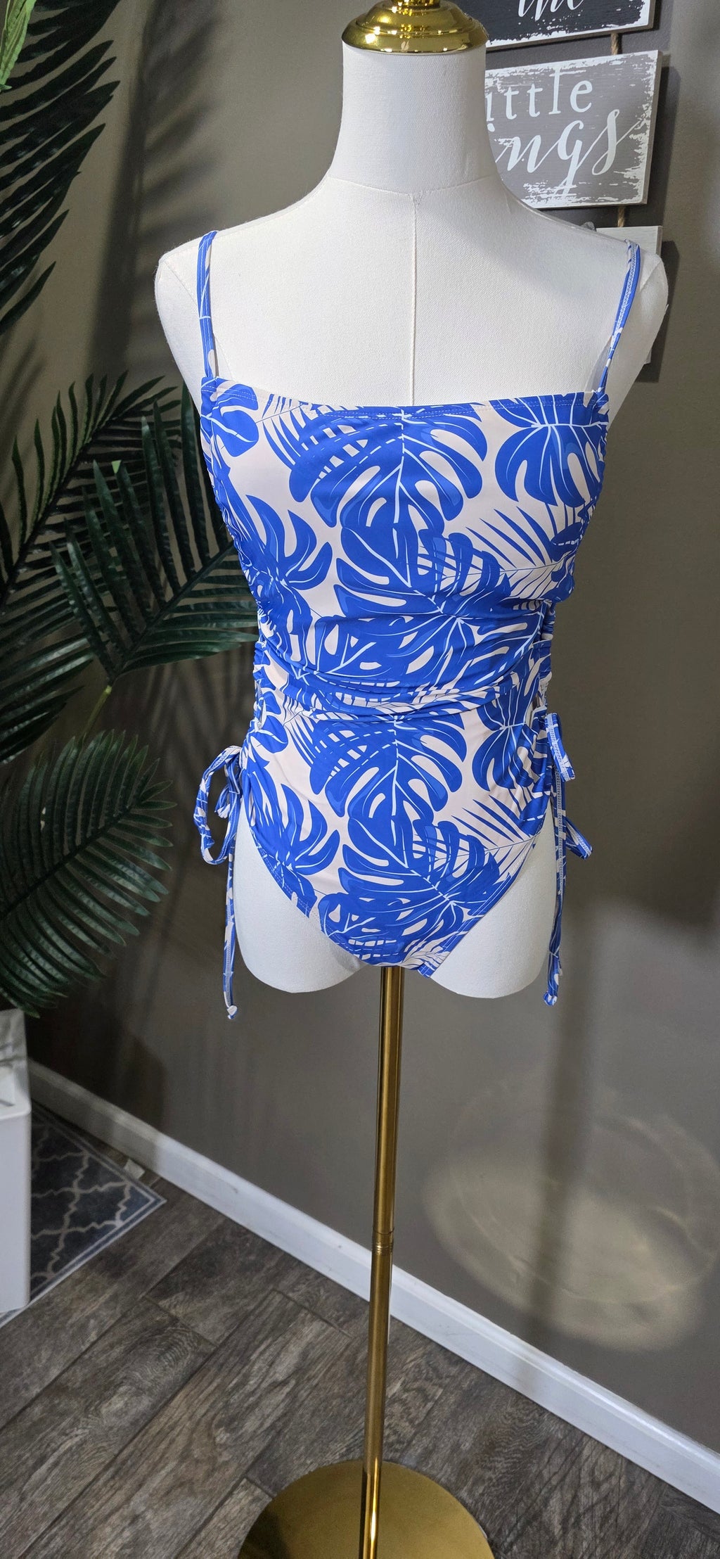 Blue Tropic One-Piece Swimsuit