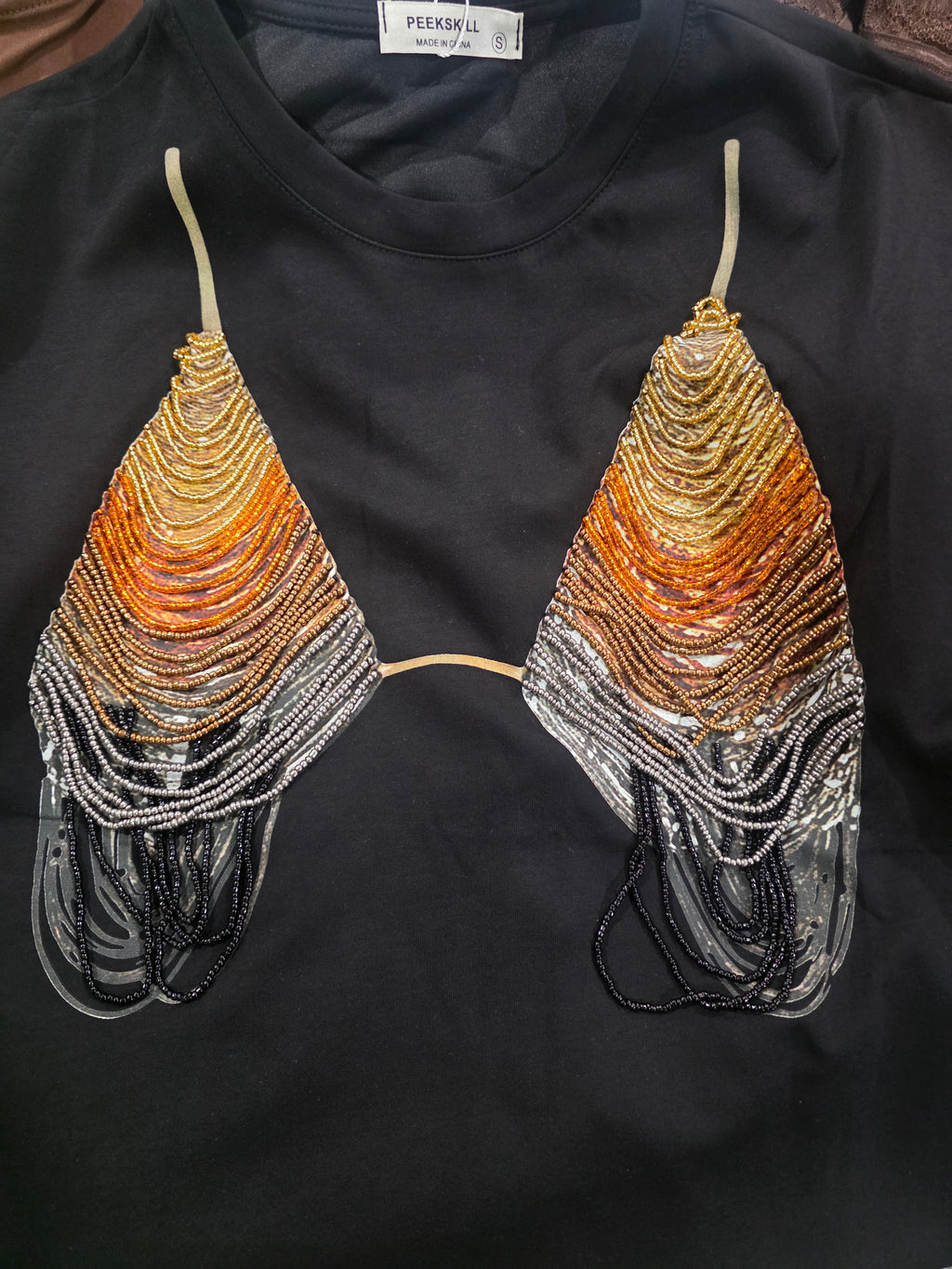 Crystal Draped Tee
