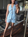 Sexy Linen Set Tied Bare