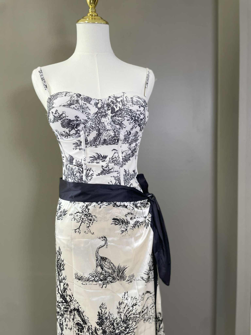 Retro Print bathing suit