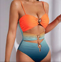 Ombre Seashell Cutout Monokini