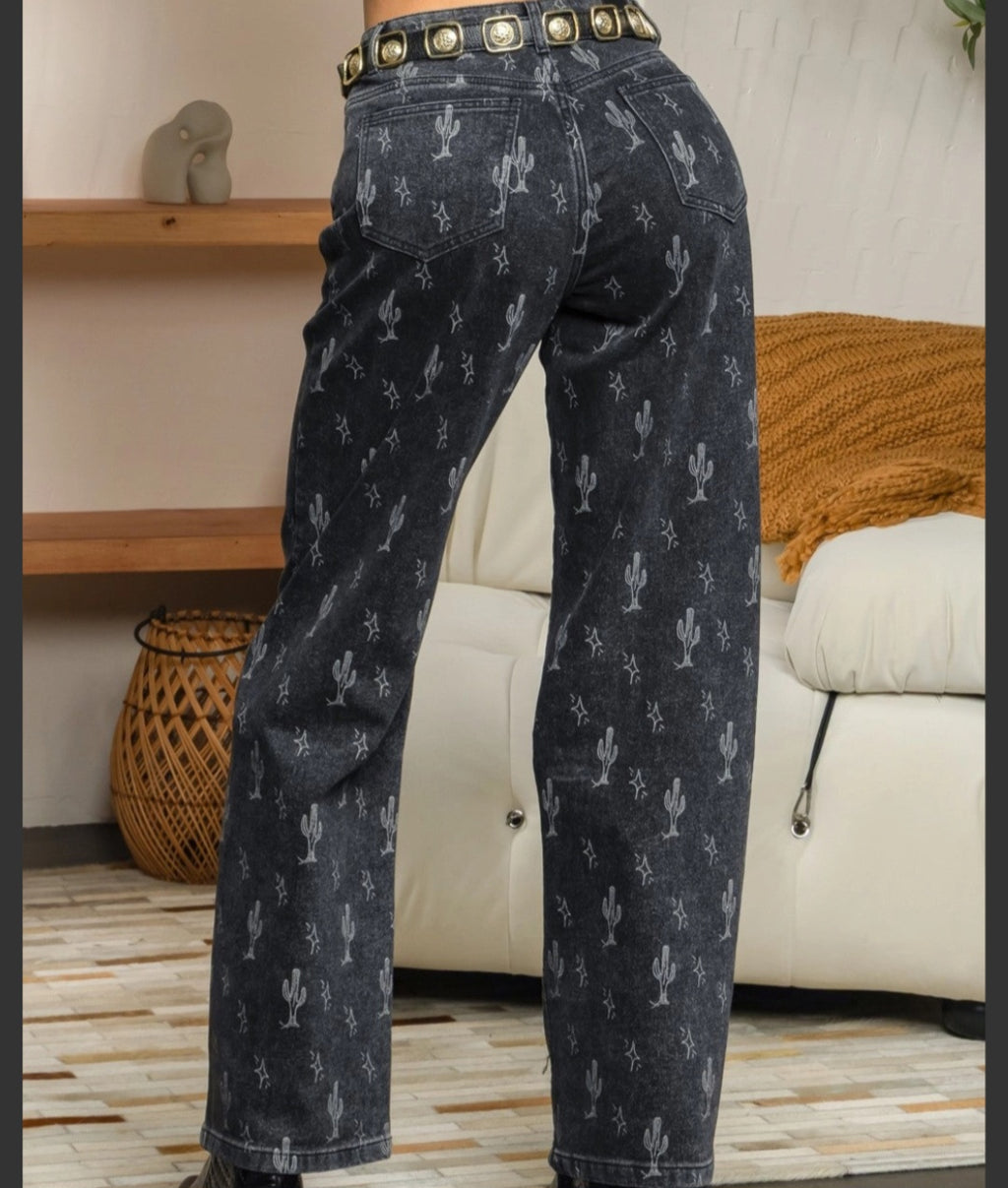 High Rise Wide Leg Jeans