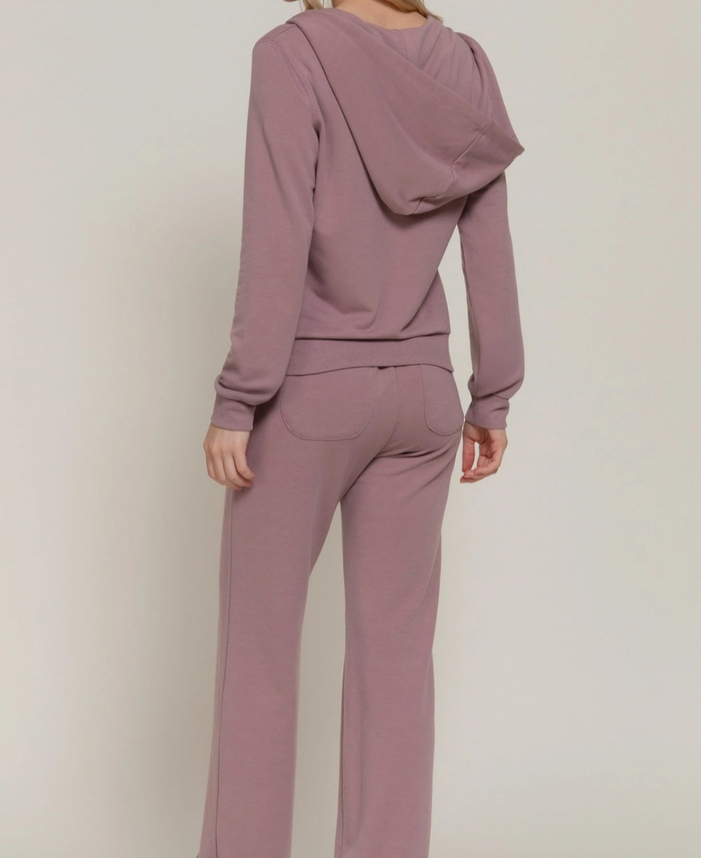 Long Sleeve Hoodie Jacket & Pants Sweatsuit Set