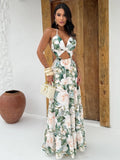 Bella Floral Cutout Maxi Dress