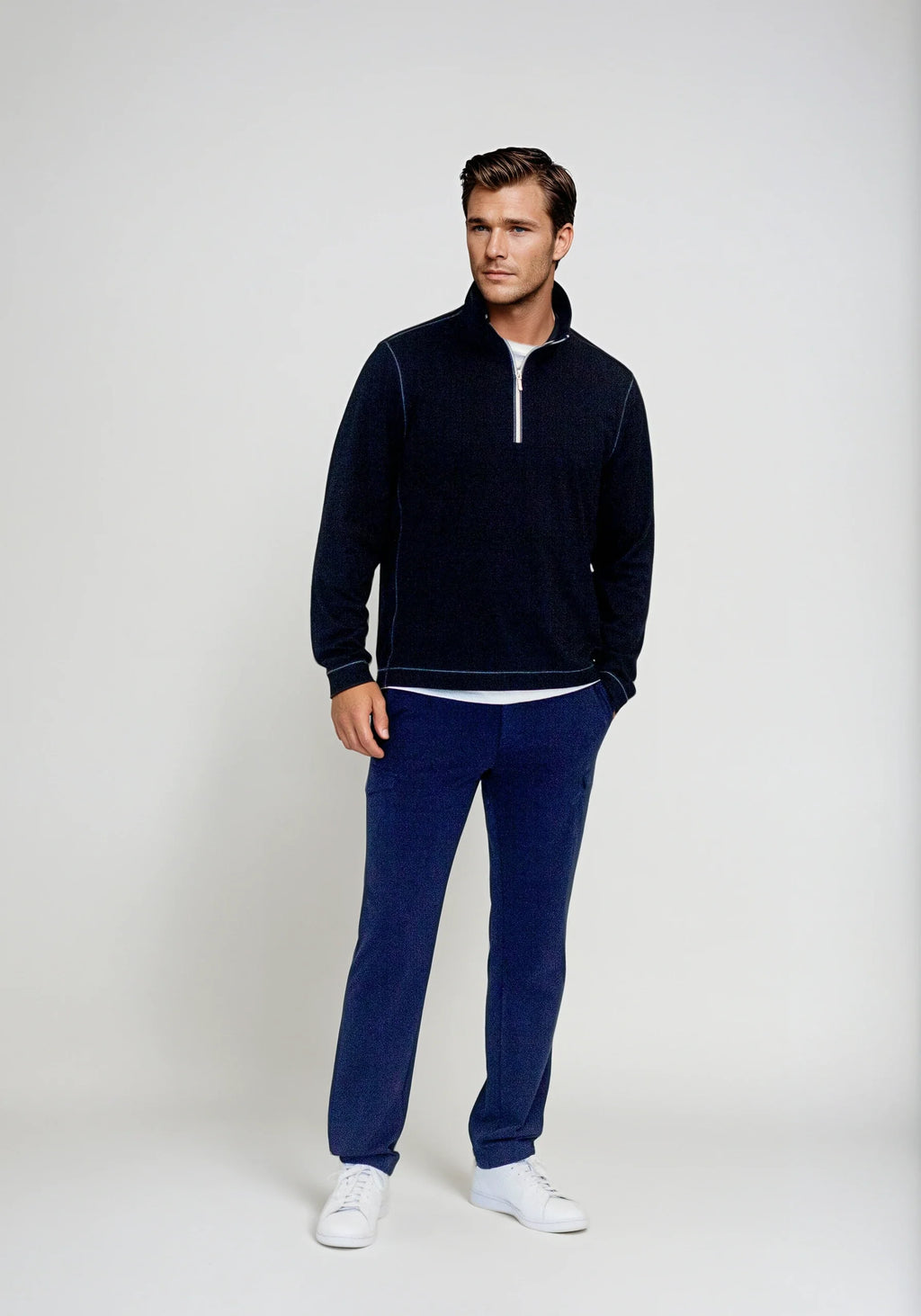Buki Cinqo Travel Half Zip - Black
