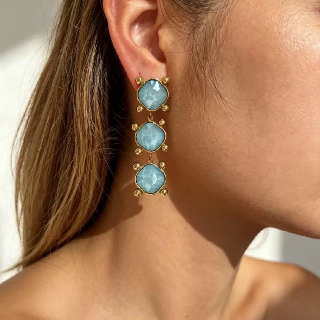 Aqua Coast Drop Earrings