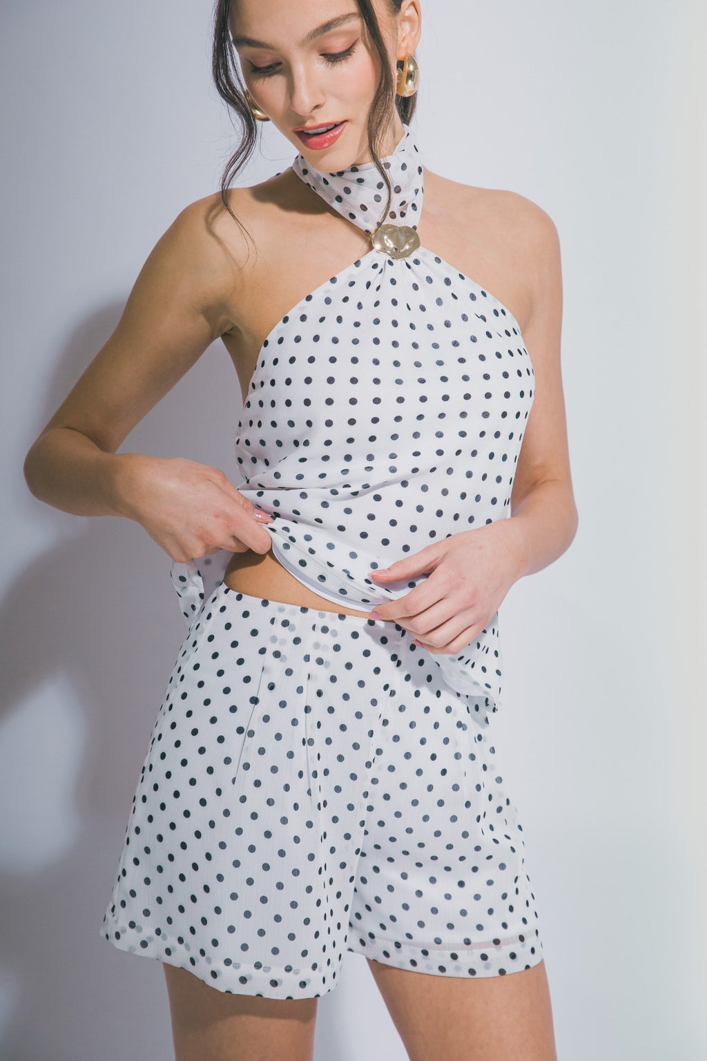 Ivory Riviera Halter Set
