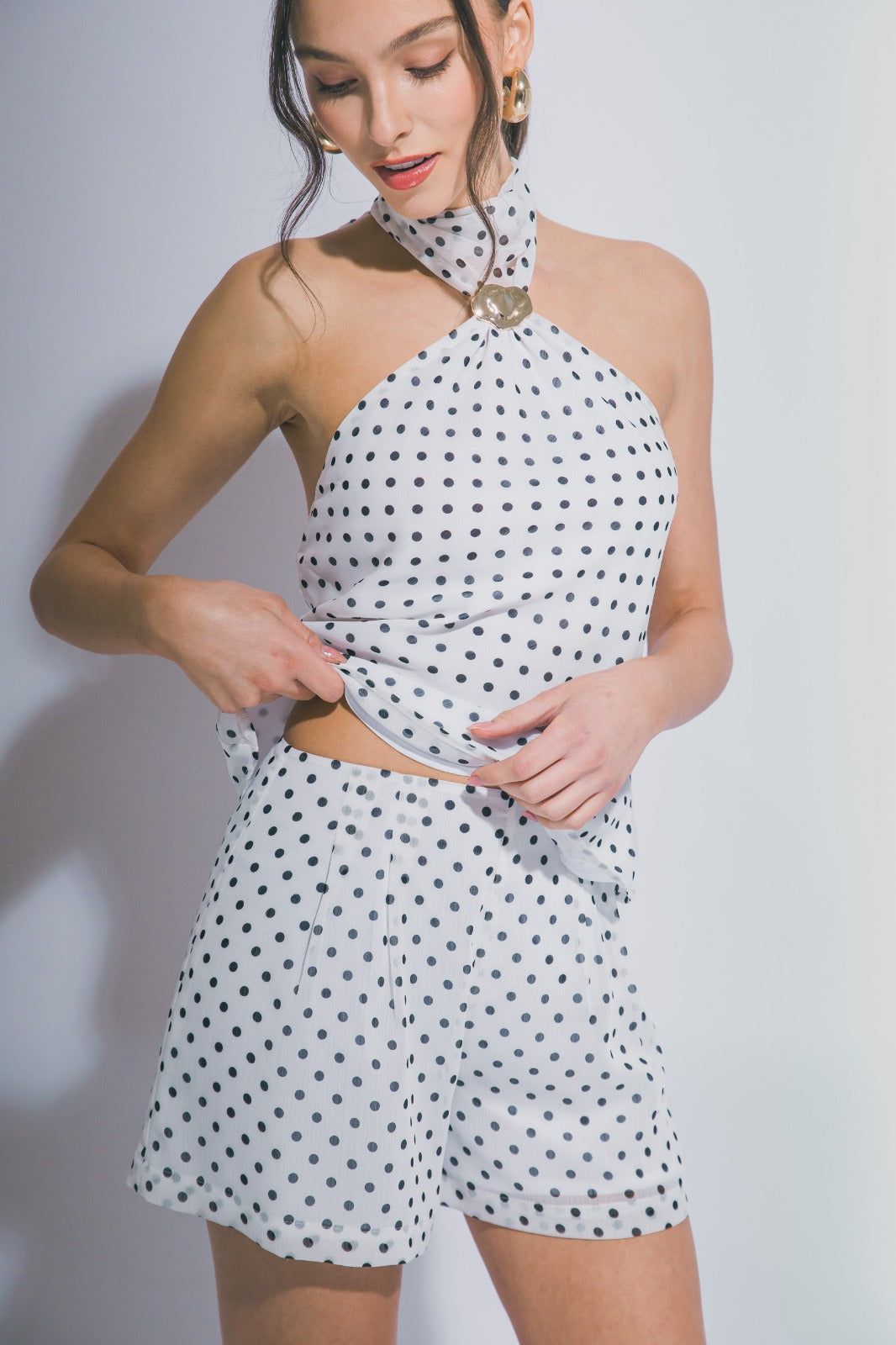 Ivory Riviera Halter Set