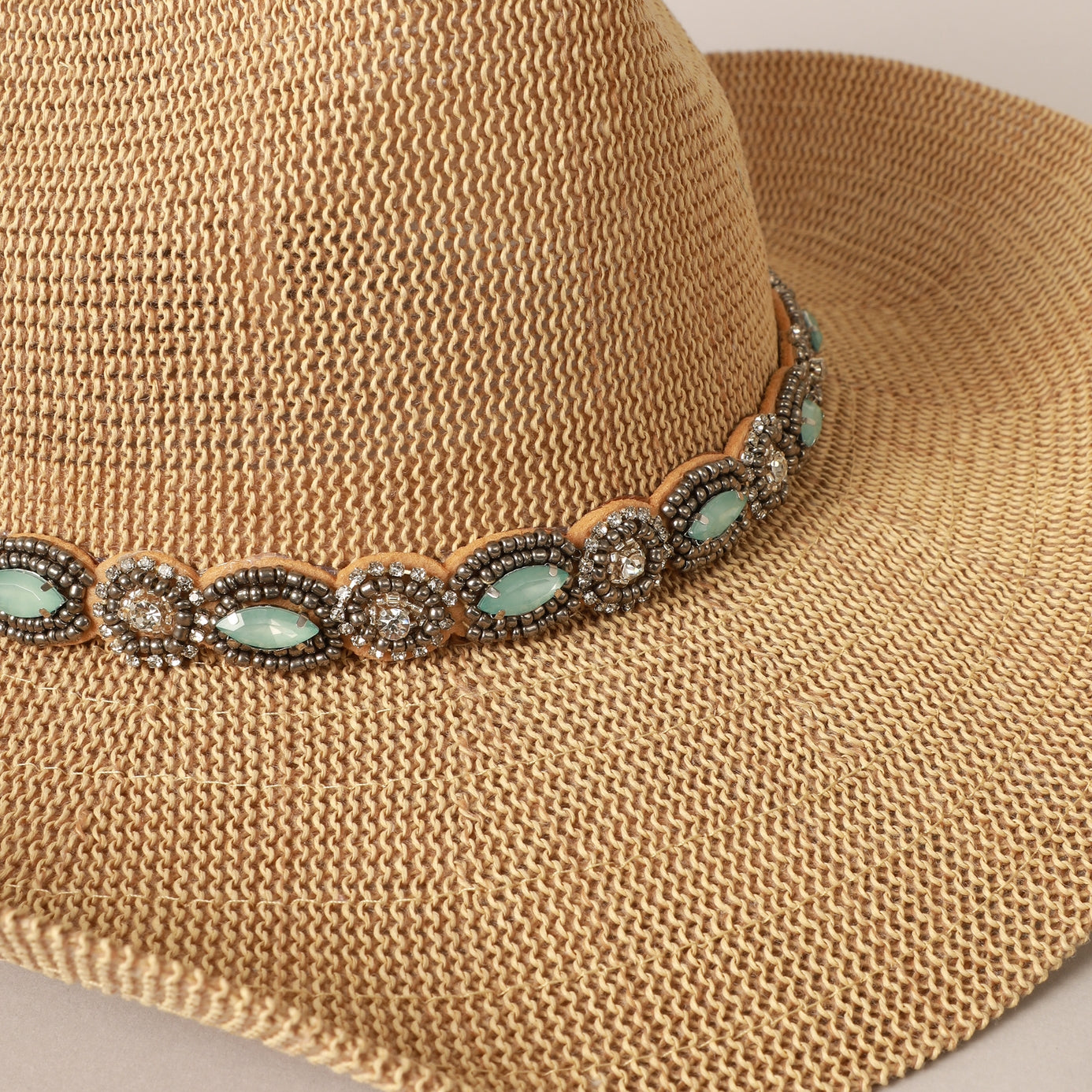 Cowboy Hat with Jeweled Belt