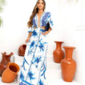 Blue Horizon Two-Piece Maxi Set