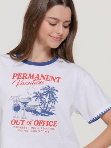 Permanent Vacation Graphic Tee