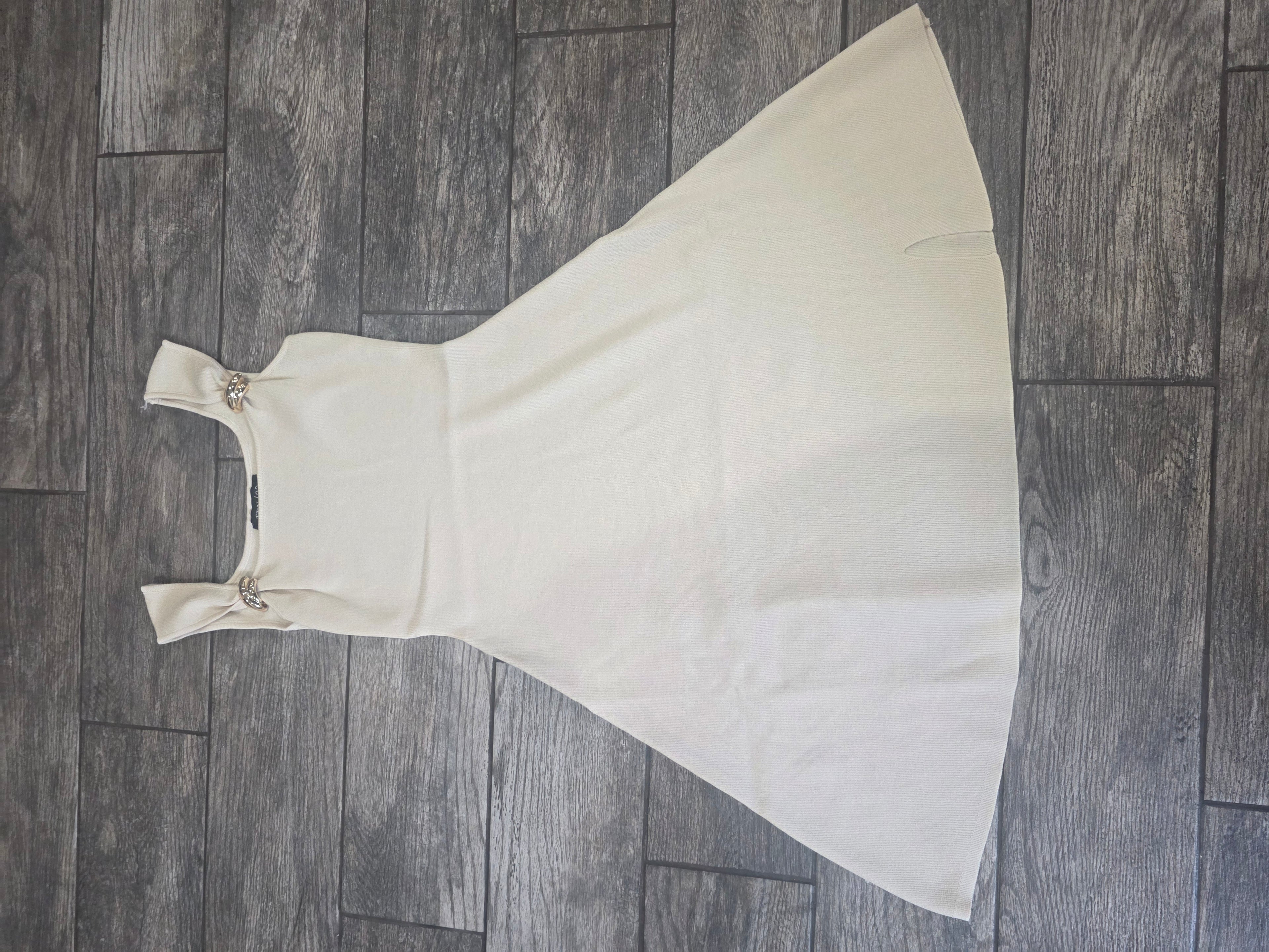 Elena Ring Detail Mini Dress