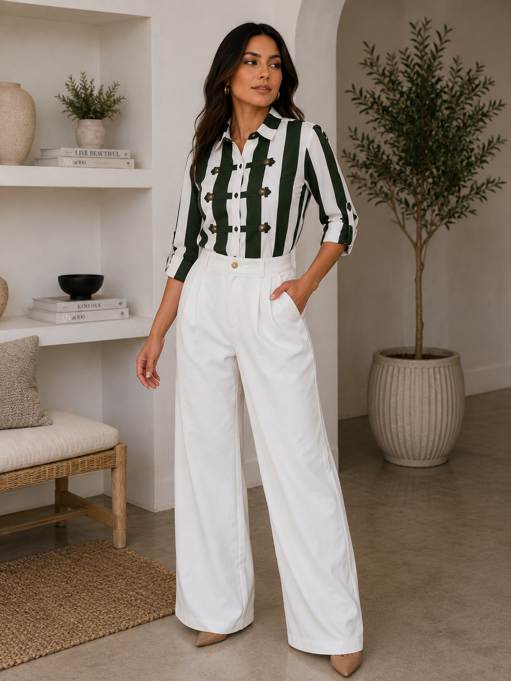 The Hampton Stripe Blouse