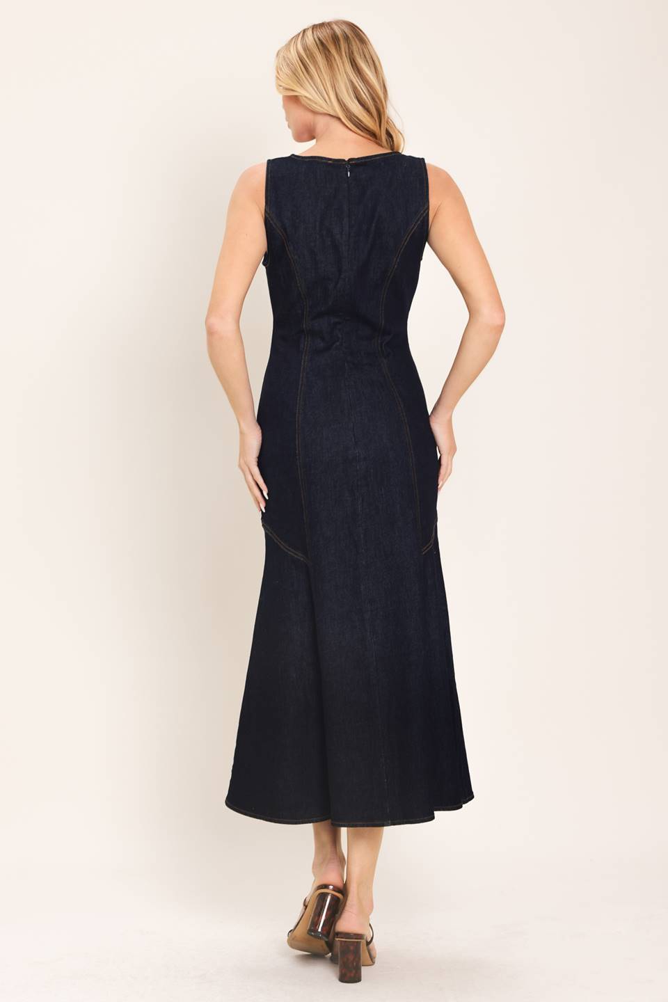 Denim Midi Dress