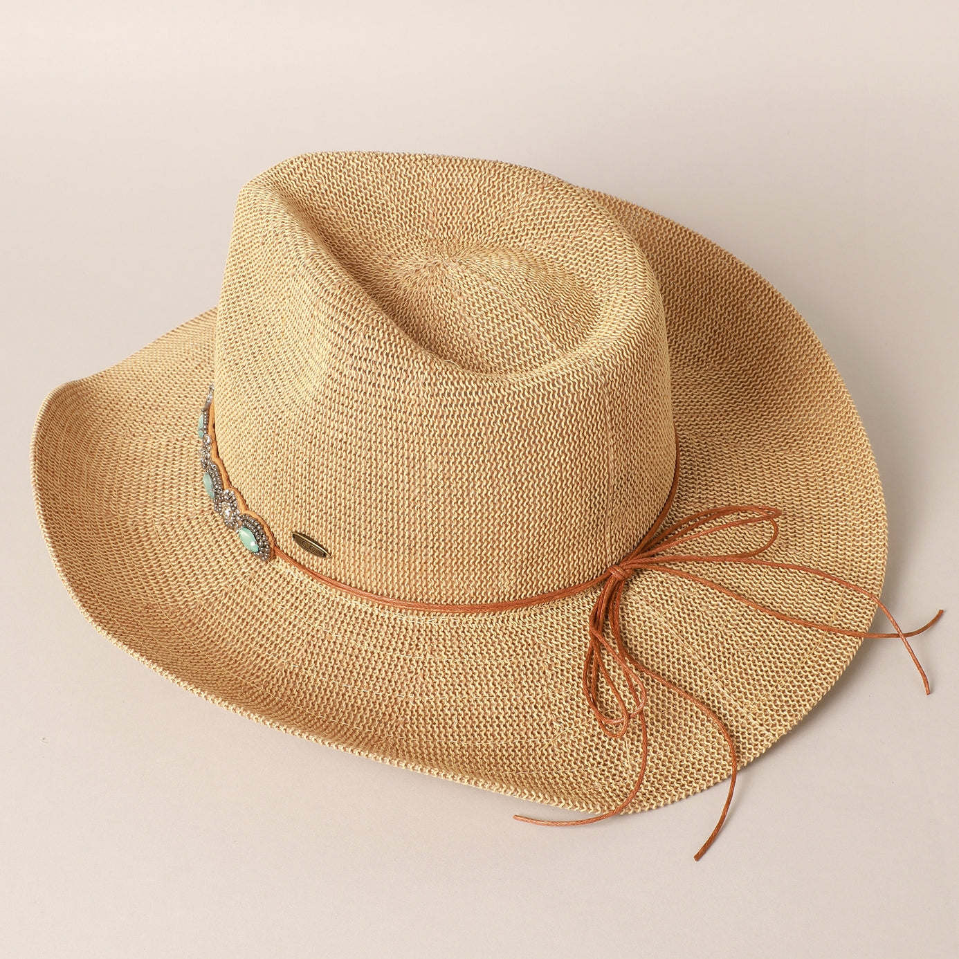 Cowboy Hat with Jeweled Belt
