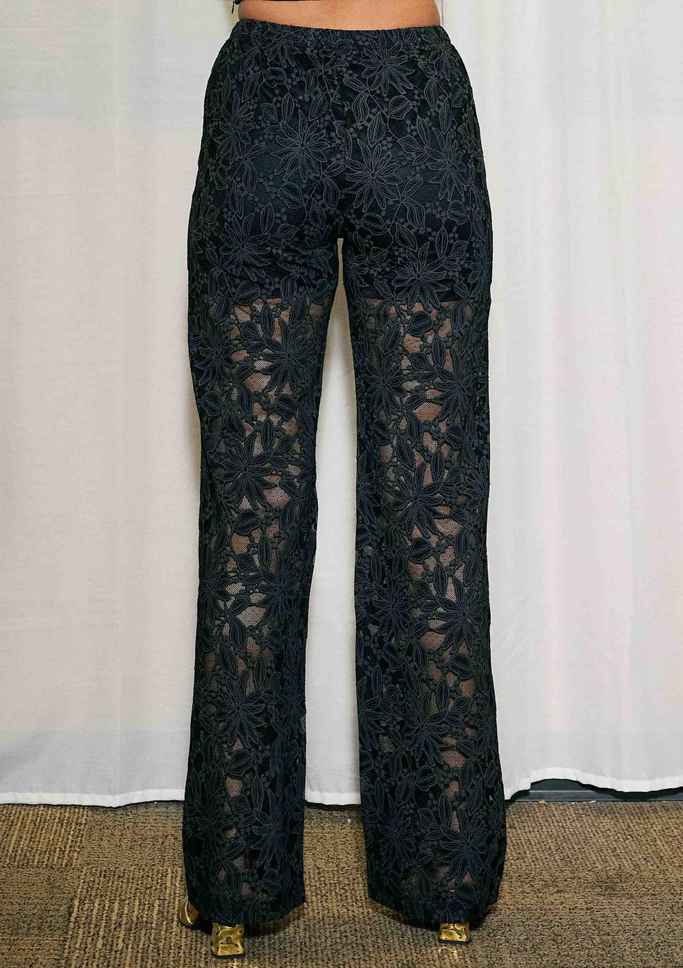 Midnight Lace Luxe Pants