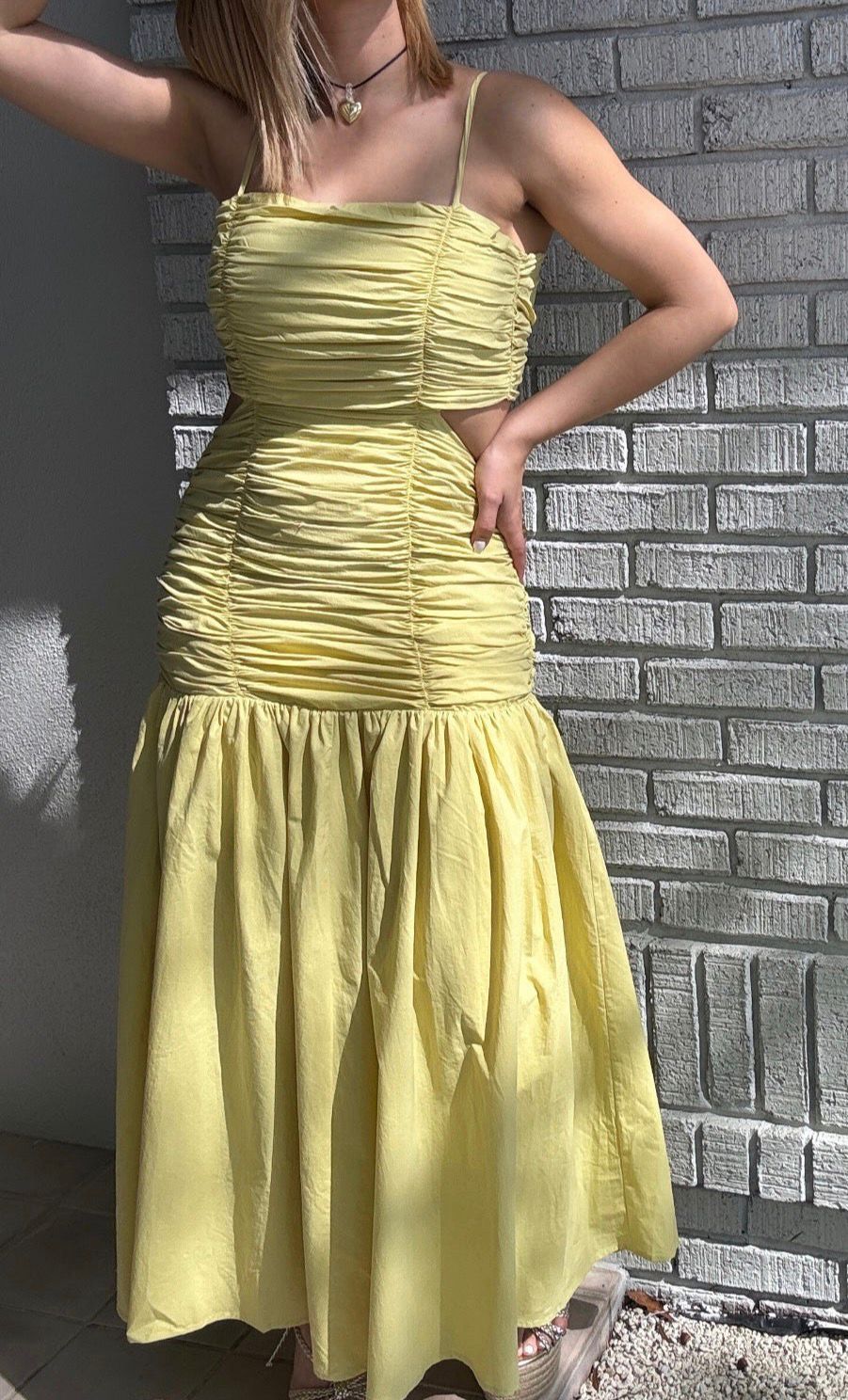 Amalfi Glow Midi Dress
