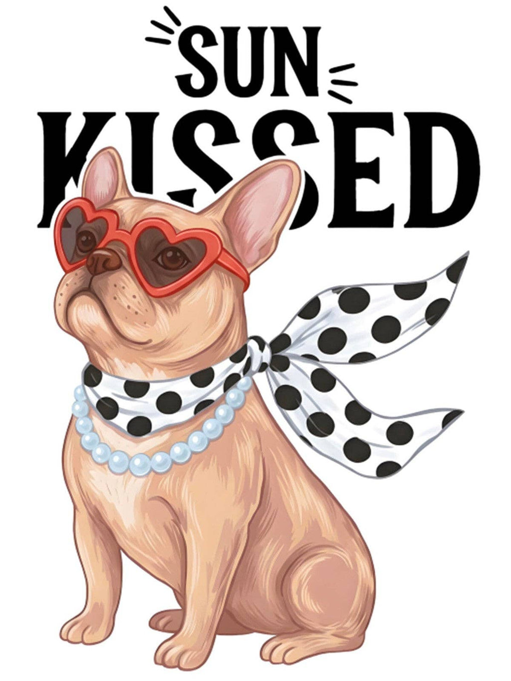 Sun Kissed Frenchie Tee