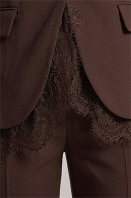 The Espresso Lace Blazer