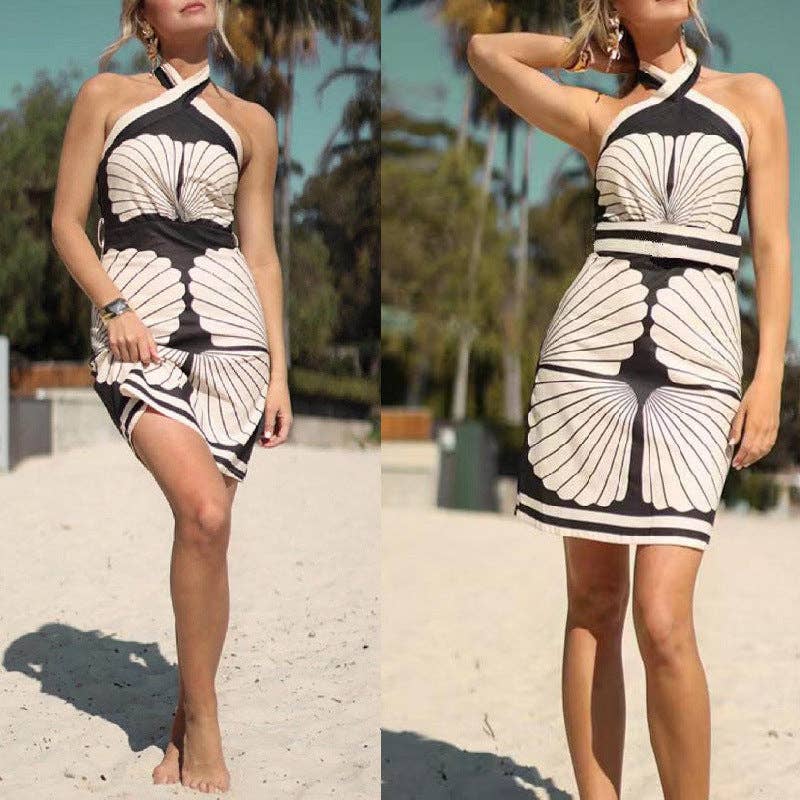 Coastal Shell Muse Mini Dress