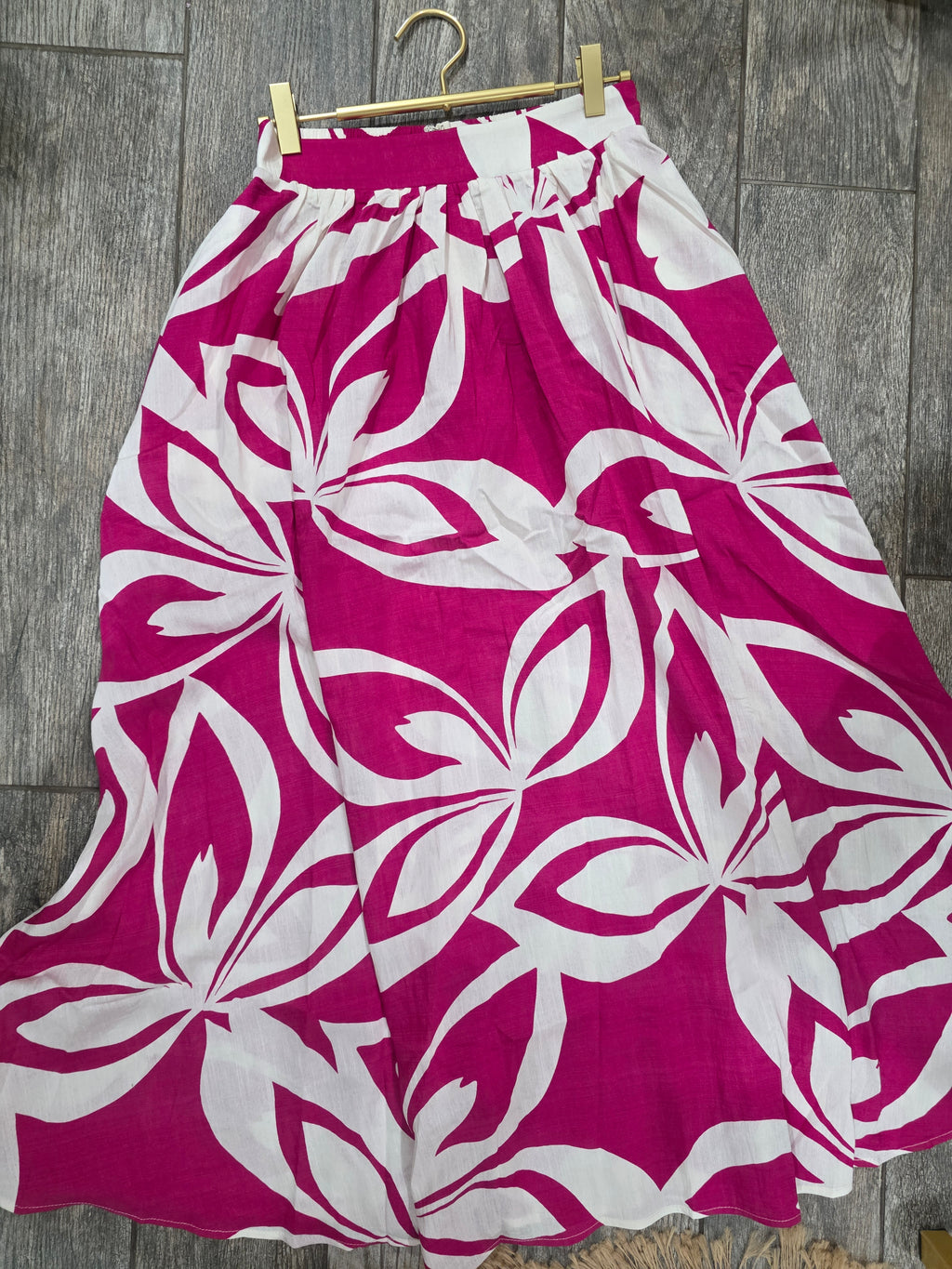 Pink Paradise Maxi Skirt Set