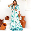 Palm Breeze Two-Piece Maxi Skirt Set