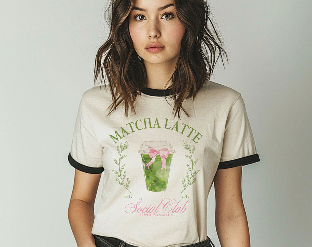 Matcha Muse Ringer Tee