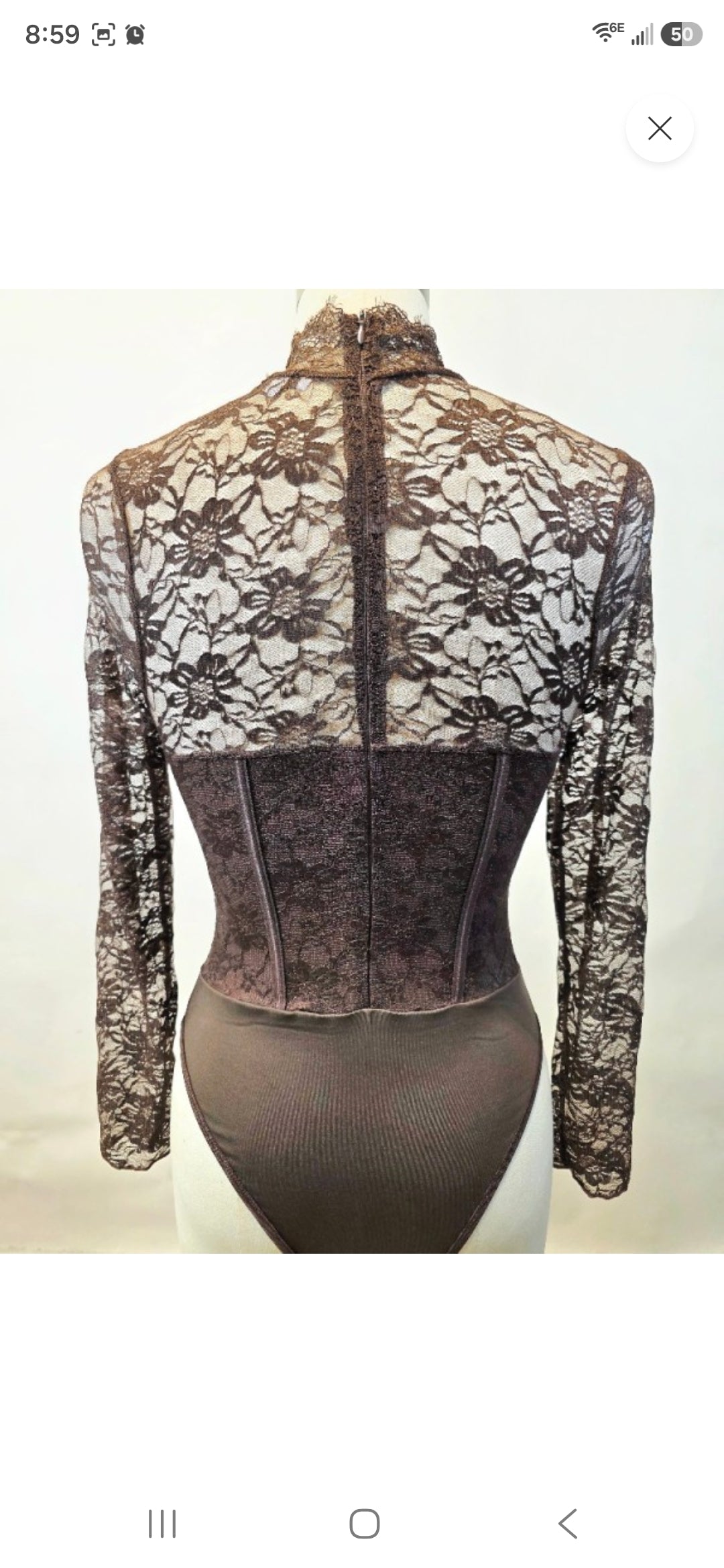 Romance Lace Corset Bodysuit