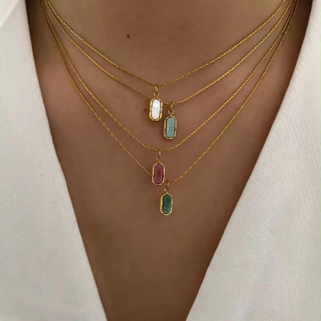 Gemstone Pendant Necklace