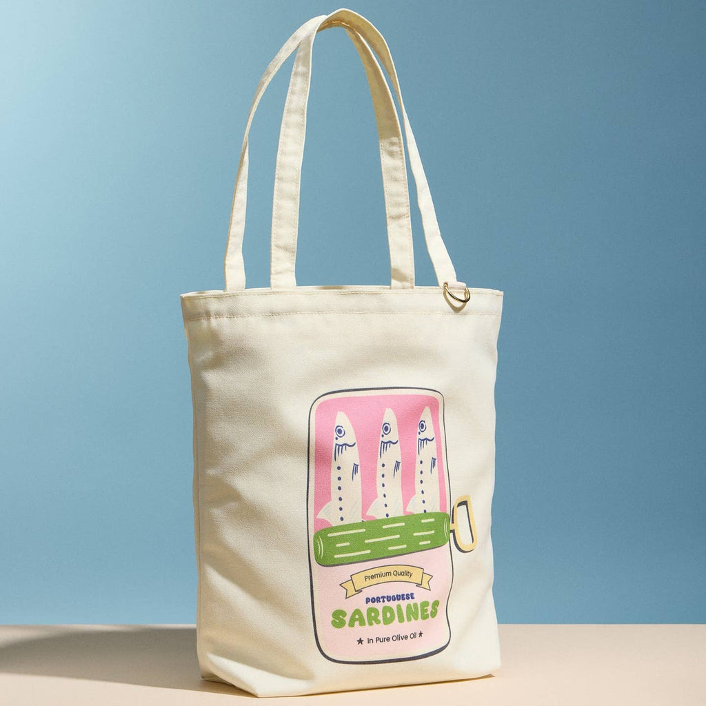 Sardines Canvas Tote Bag