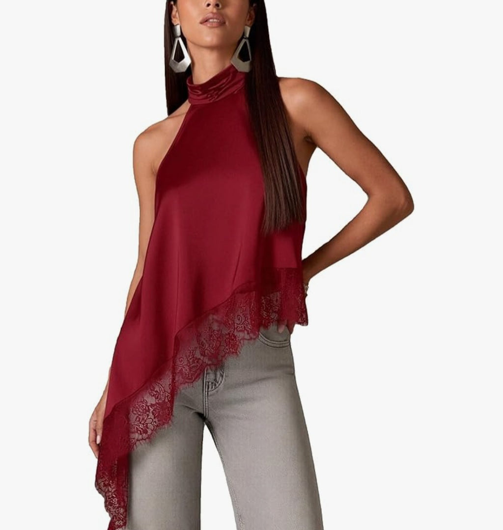 Red Halter Top