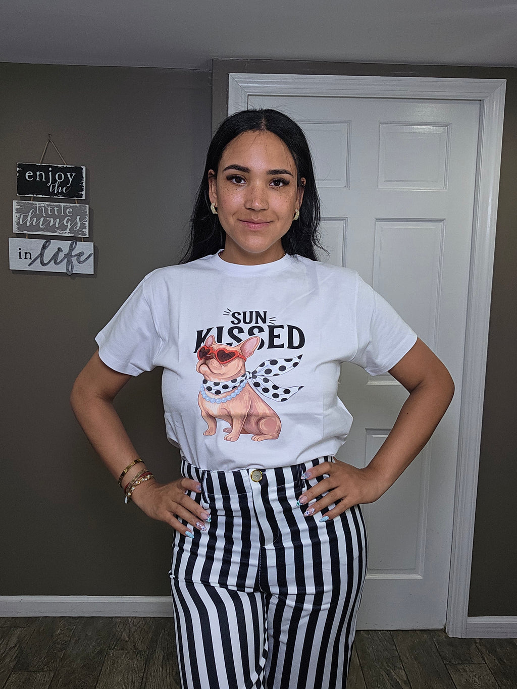Sun Kissed Frenchie Tee