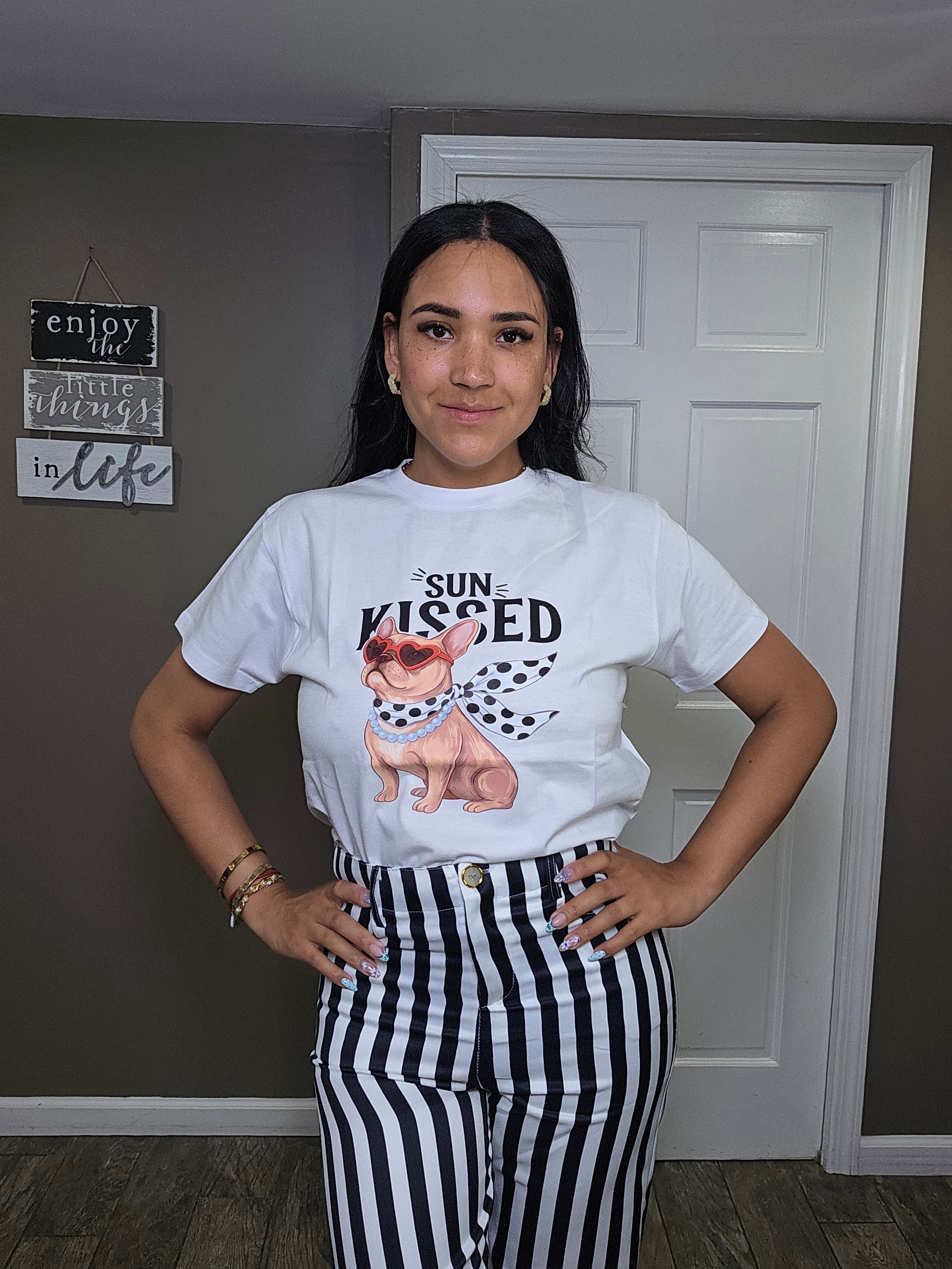 Sun Kissed Frenchie Tee