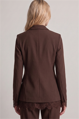 The Espresso Lace Blazer