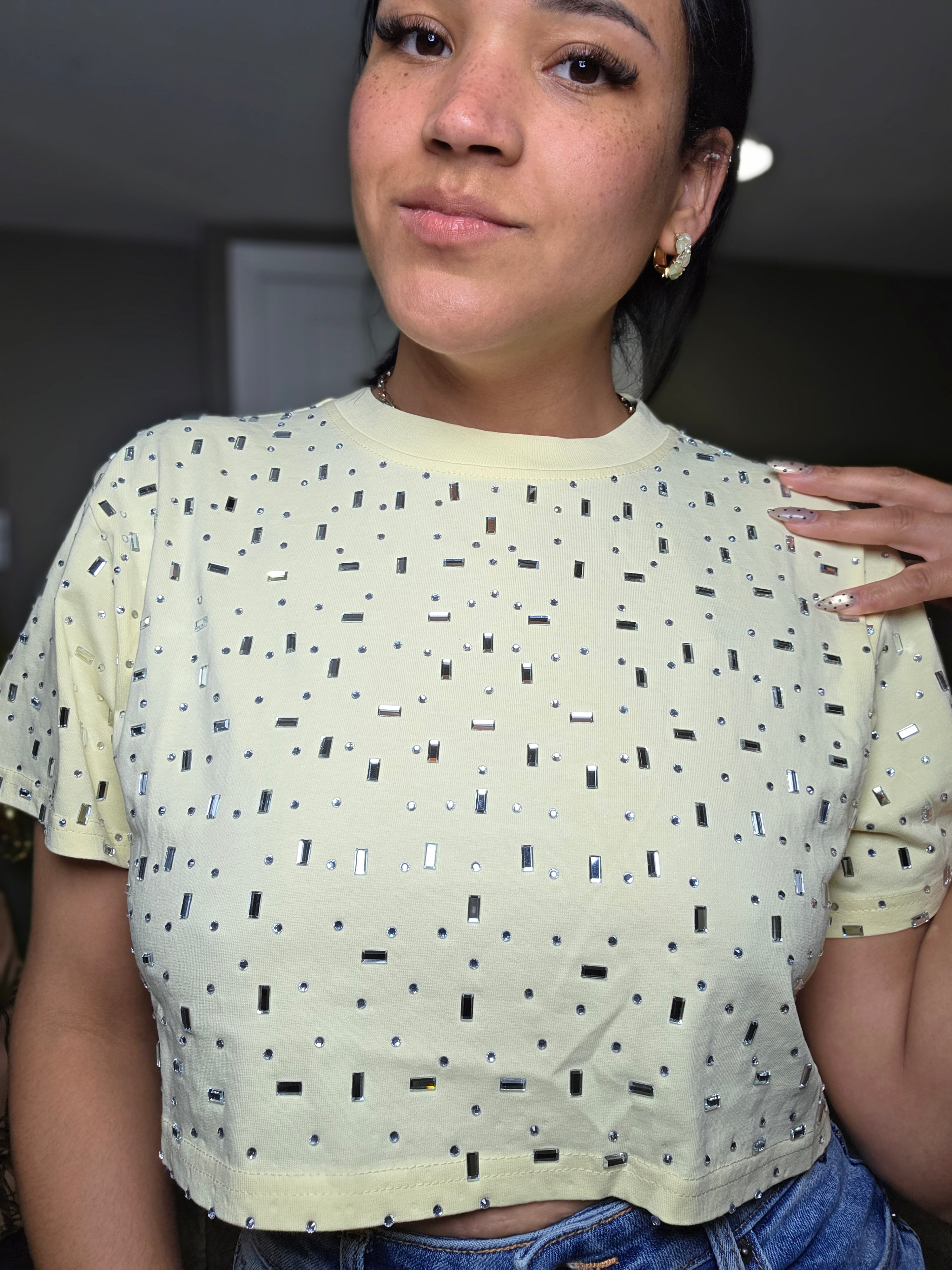 Starlight Sparkle Crop Top