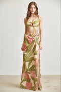 Island Bloom Tropical Maxi Set