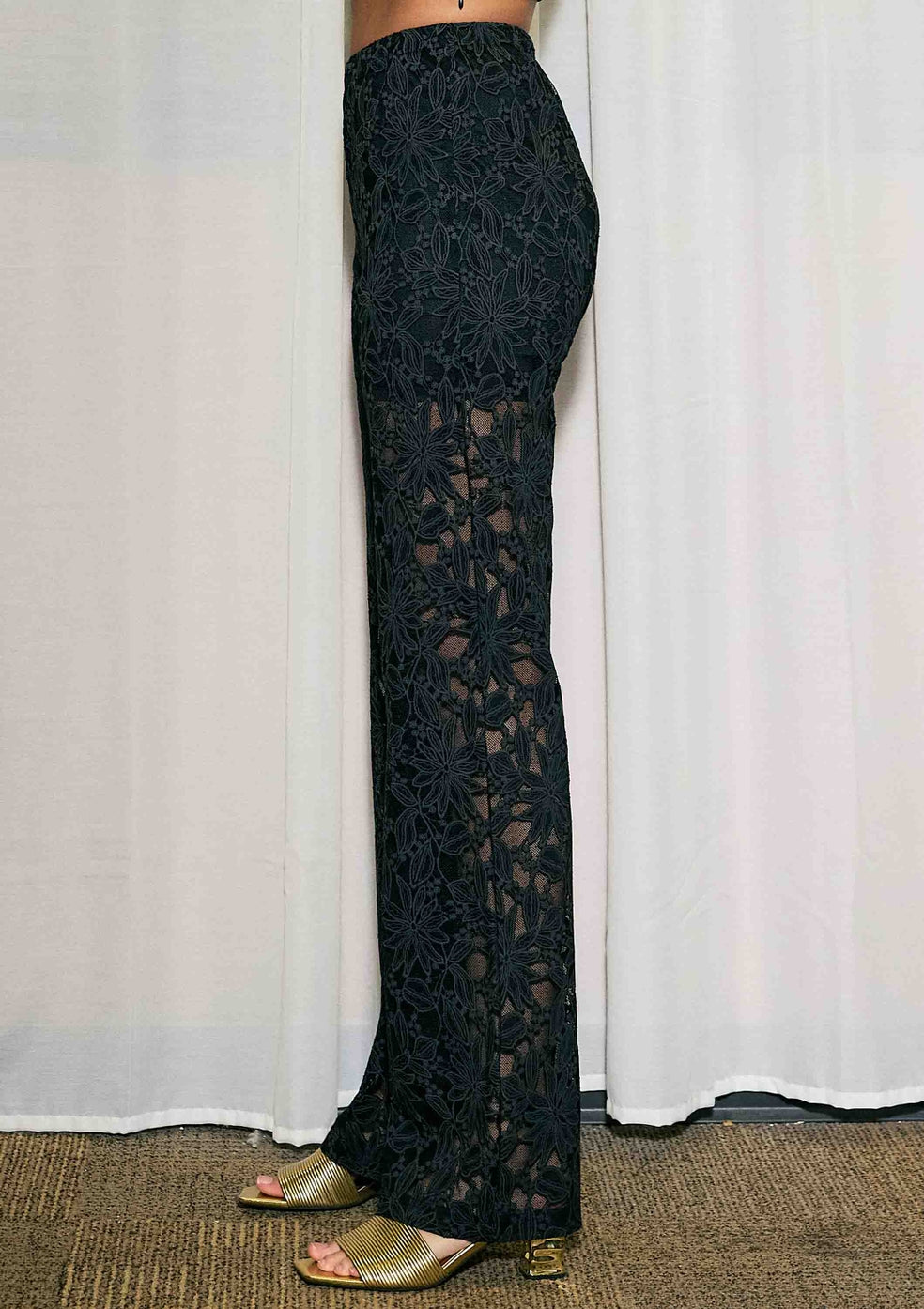 Midnight Lace Luxe Pants