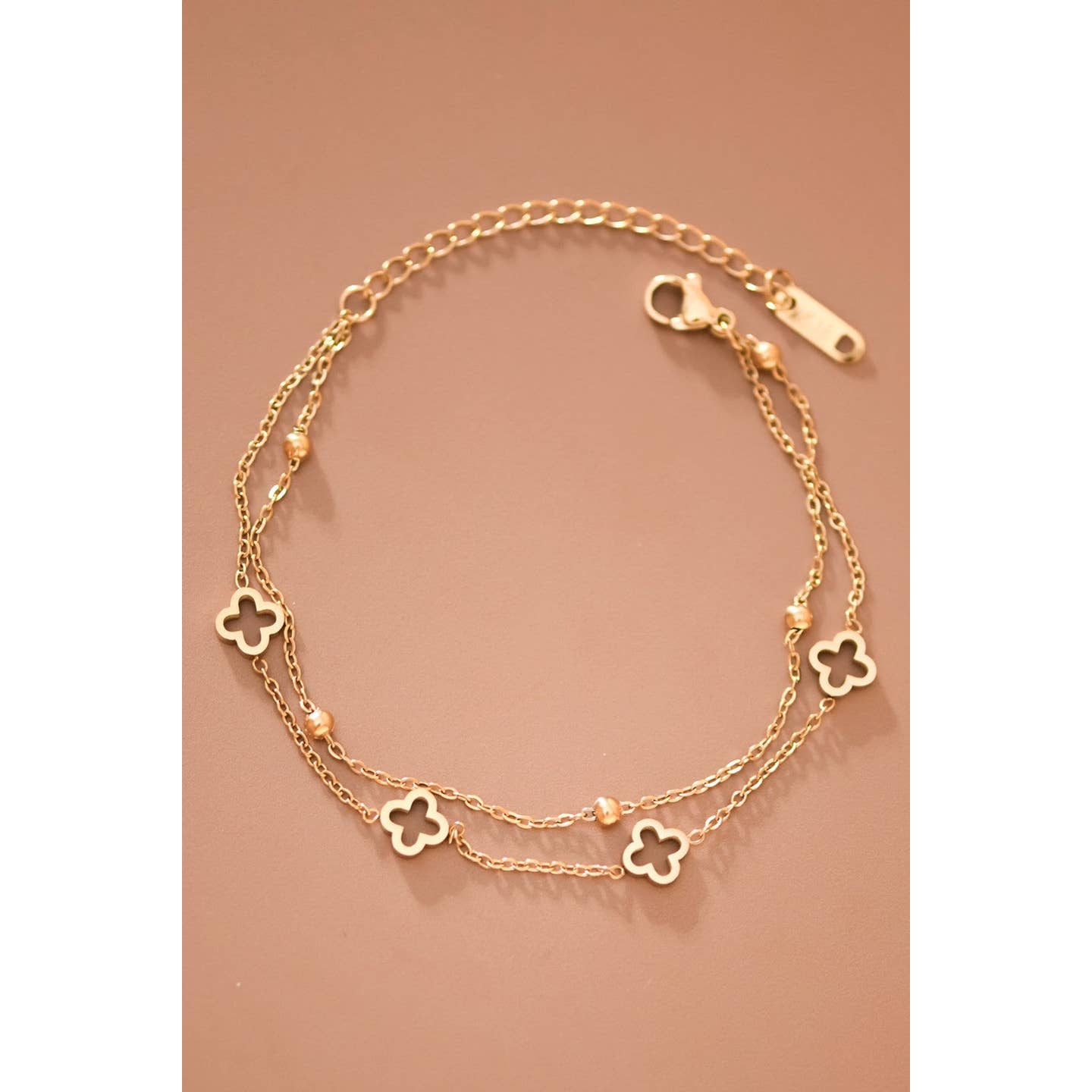 18K Gold Plated Waterproof Stainless Steel Chain Bracelet