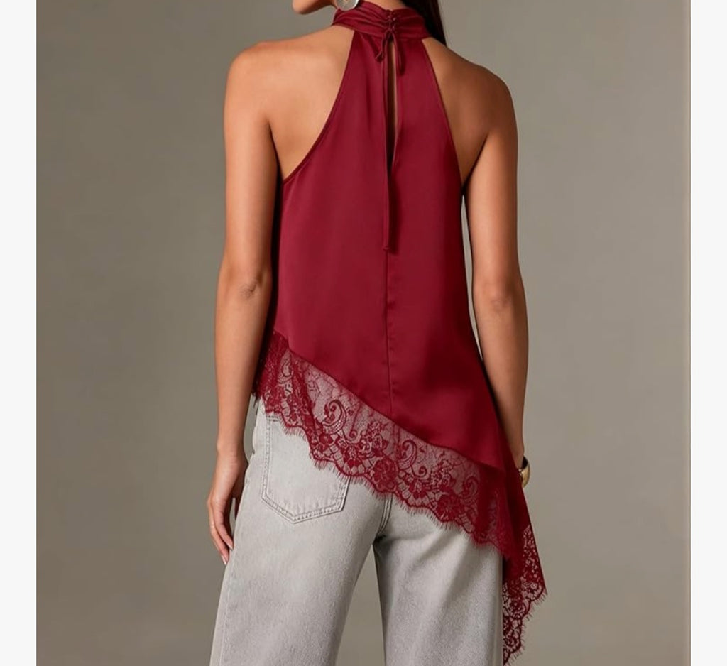 Red Halter Top