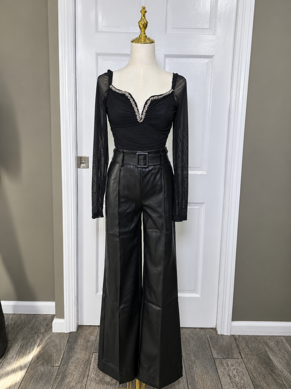 Midnight Luxe Faux Leather Pants