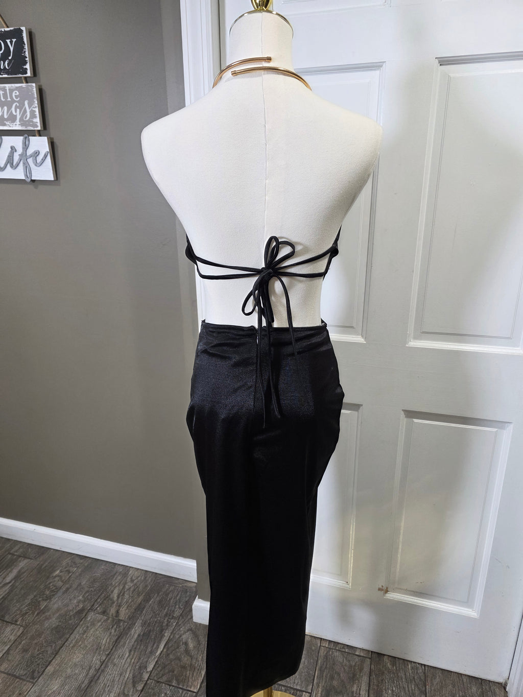 Luna Luxe Open-Back Dress