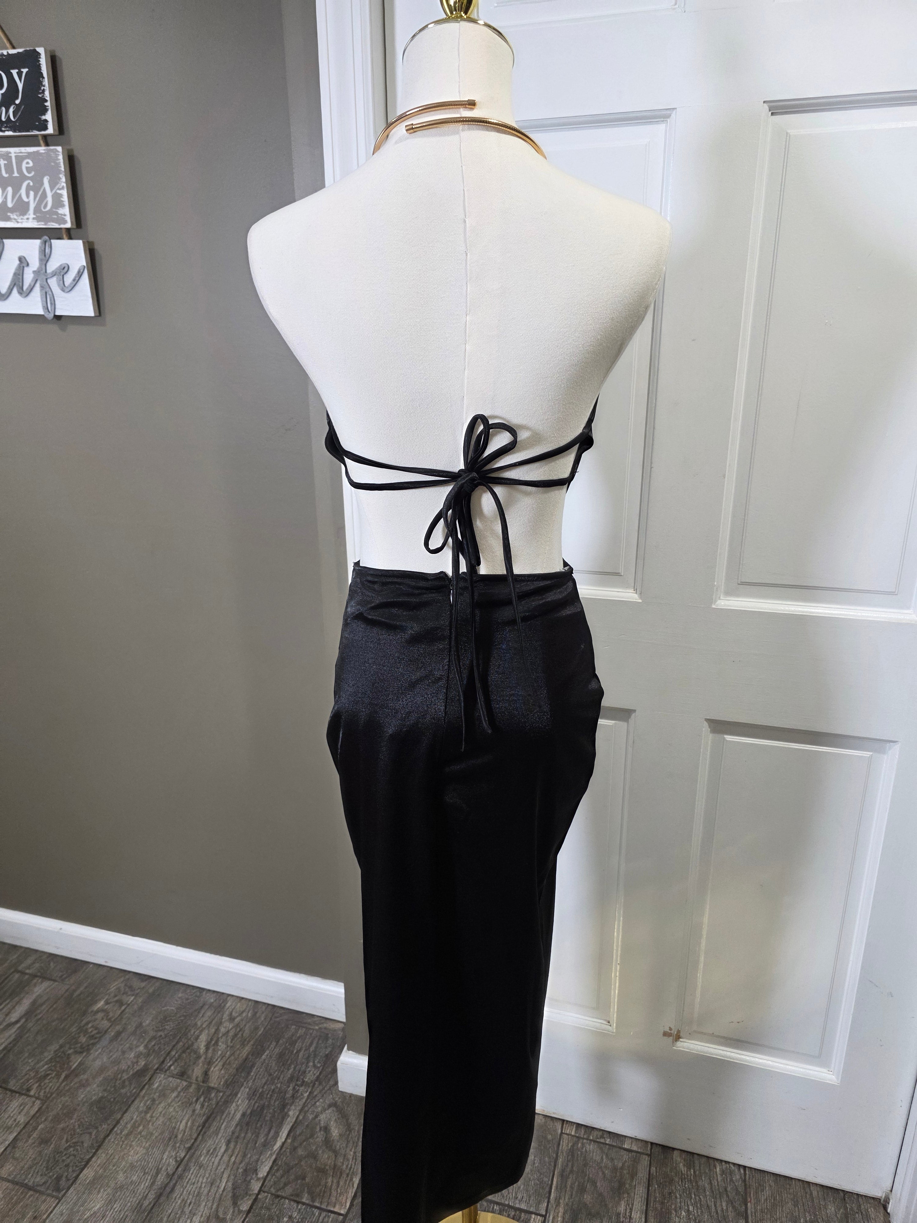 Luna Luxe Open-Back Dress